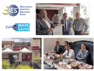 Grand honneur pour l’Association IES et l’ESAT de la Mare Savin
