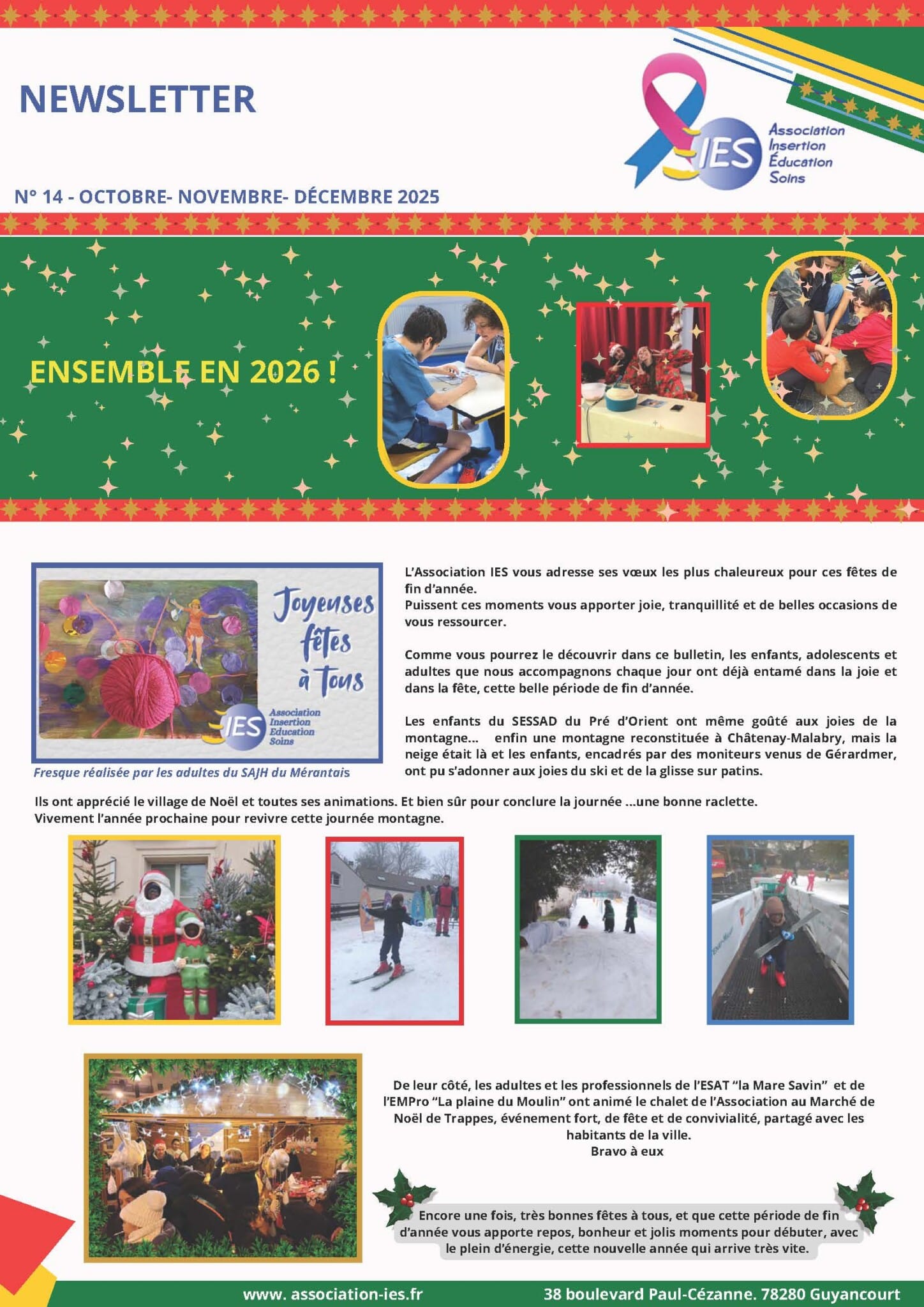 Newsletter Octobre Novembre Décembre 2025