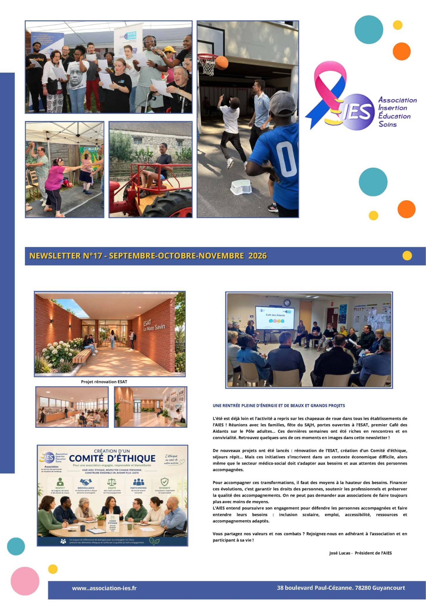 Newsletter n°17 - Octobre 2026